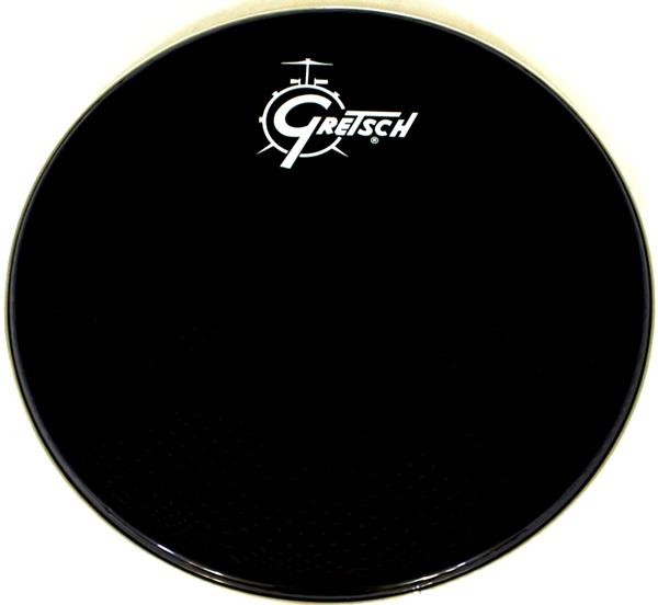 Remo 20'' Ebony Ambassador Bass Drum Gretsch logo